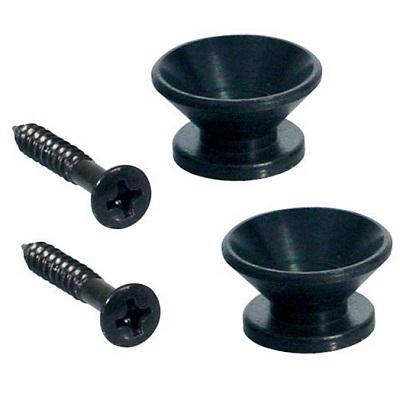 2 ATTACHE-COURROIE NOIRES V SPECIAL COURROIE EPAISSE