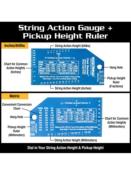 REGLE CALCUL FRETTES MUSICNOMAD MN822 FRET ROCKER