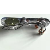 PLAQUE DE CONTROLE CABLEE TELECASTER 4 POSITIONS CHROME