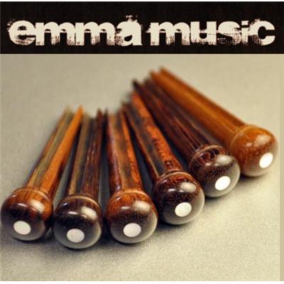 6 CHEVILLES GUITARE SNAKEWOOD POINT MOP 5.1mm