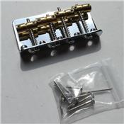 CHEVALET BASSE 4 CORDES VINTAGE CHROME PONTETS LAITON