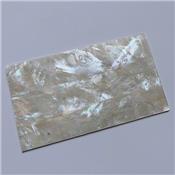 RECTANGLE NACRE BLANCHE RECONSTITUEE 120x70x1mm