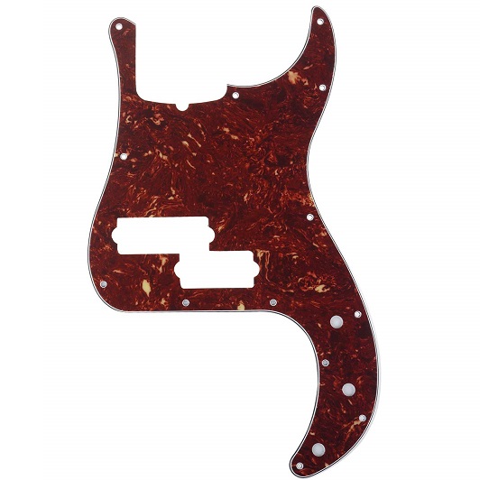PICKGUARD PRECISION BASS 5 CORDES US RED TORTOISE ABC PARTS