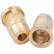 6 FERRULES GUITARE DOREES 6,5mm