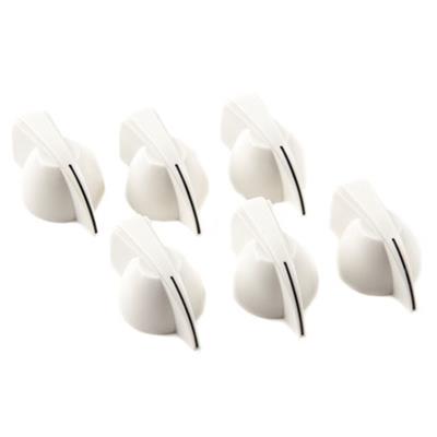 6 BOUTONS FENDER CHICKEN BLANCS (0073688049)