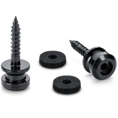 2 ATTACHE-COURROIE SCHALLER NOIRES S-LOCK MEDIUM