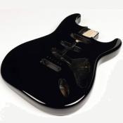 CORPS STRATOCASTER AULNE NOIR HOSCO JAPON