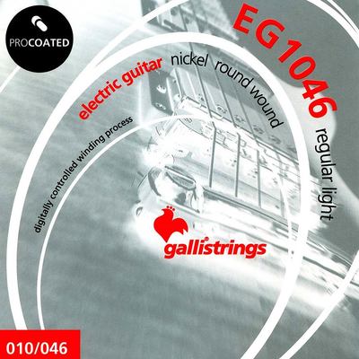 CORDES GUITARE ELECTRIQUE 10-46 GALLISTRINGS EG1046