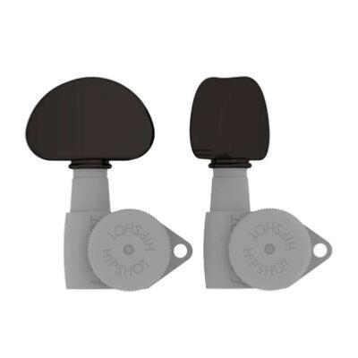 6 BOUTONS DE MECANIQUE HIPSHOT GROVER NOIRS