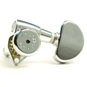 6 BOUTONS DE MECANIQUE HIPSHOT GROVER CHROME