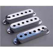 3 CAPOTS MICRO STRATOCASTER PLASTIQUE CHROME