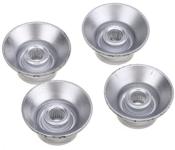 4 BOUTONS HAT SILVER US