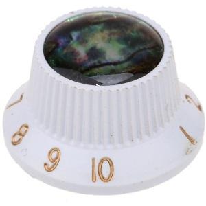 BOUTON STRAT BLANC SOMMET ABALONE METRIQUE