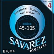 CORDES BASSE 4 CORDES SAVAREZ B70M4S 45-105 SHORT SCALE