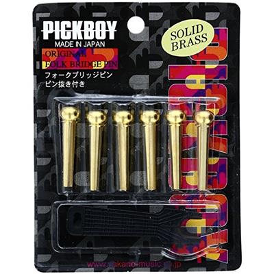 6 CHEVILLES GUITARE LAITON 5mm PICKBOY