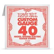 6 CORDES A L'UNITE ERNIE BALL SLINKY GAUGE 40 CORDE FILEE