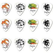 LOT DE 12 MEDIATORS CLAYTON FIRE BREATHERS THIN