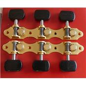 SCHALLER HAUSER GRANDTUNE CLASSIC SATIN DORE EBENE AXES NOIRS ROLLER