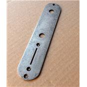 PLAQUE CONTROLE TELECASTER ANTIQUE SILVER 9.6mm