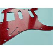 PICKGUARD STRAT SSH ROUGE PAILLETE HUMBUCKER AVEC CAPOT