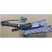 COURROIE LEVY'S COTON VIEILLI ET BARBELES BLEUE