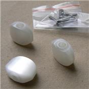 6 PETITS BOUTONS DE MECANIQUES FORME SCHALLER PEARLOID