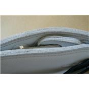 COURROIE VIGIER GUITARE OU BASSE CUIR DELUXE BLANCHE