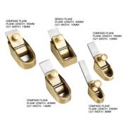 LOT DE 5 RABOTS G&W LAITON/ACIER