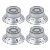 4 BOUTONS HAT SILVER IMPORT