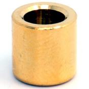 6 FERRULES GUITARE FLUSH-FIT NO LIP ACIER INOXYDABLE DORES 9,5x9,4mm