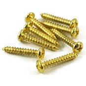 10 VIS MECANIQUES ou TRUSS ROD PHILLIPS DOREE 9.5mm