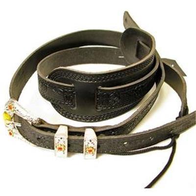 COURROIE GUITARE GRETSCH TOOLED NOIRE