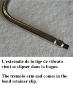 BLOC VIBRATO FENDER STRAT 2 POINTS AM DELUXE CHROME + RIVETS