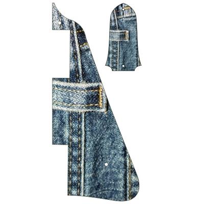 GIBSON : PICKGUARD LP + CACHE TRUSS ROD COLORIFFIC JEANS
