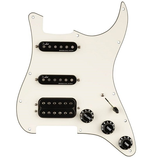Fender loaded pickguard strat NOISELESS GEN4 SHAWBUCKER FENDER