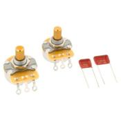 KIT FENDER TELECASTER 2 POTENTIOMETRES + 2 CONDOS