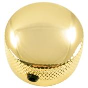 1 BOUTON WD CRANTE ALUMINIUM DORE 6.35mm