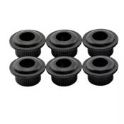 6 RONDELLES DE MECANIQUES A ENFONCER NOIRES 10.2x14x7.8mm