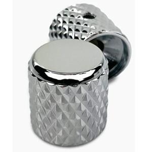 2 BOUTONS DOME PLAT CHROME ALLPARTS 20.6x19.5x6.35mm