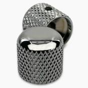 2 BOUTONS DOME CHROME ALLPARTS 18,5x18.5x6.35mm