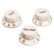 3 BOUTONS STRATOCASTER 1954-57 BAKELITE 3 SPOKES