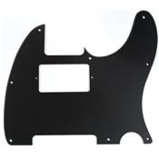PICKGUARD TELE HUMBUCKER NOIR 1 PLI ROUNDED BAKELITE