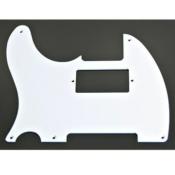 GAUCHER PICKGUARD TELE BLANC MAT 1 PLI H HUMBUCKER WD