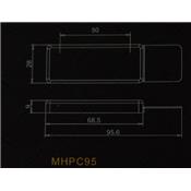 MICRO FLOTTANT PICKGUARD ARTEC GUITARE JAZZ CHROME