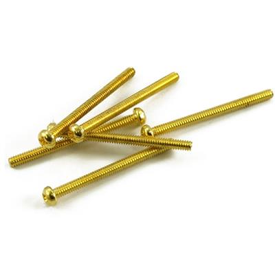 4 VIS REGLAGE HUMBUCKER DOREES METRIQUES 29x2,90mm