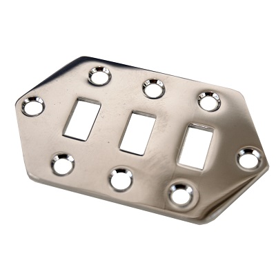 PLAQUE SELECTEUR DE MICRO JAGUAR CHROME