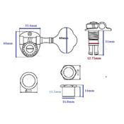 MECANIQUES BASSE 4 en ligne SANDBERG ALU DOREES