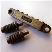 CHEVALET A ROULEAUX TUNOMATIC ANTIQUE BRASS + GROS RIVETS