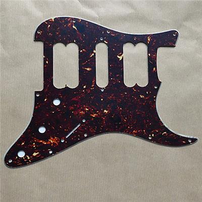 STRAT HSH NO COVER TORTOISE 3 PLY PICKGUARD
