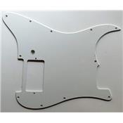 PICKGUARD H BLANC 1 PLI HUMBUCKER 1 VOLUME GAUCHER